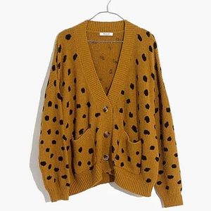 Hillview Cardigan Sweater in Painted Spots